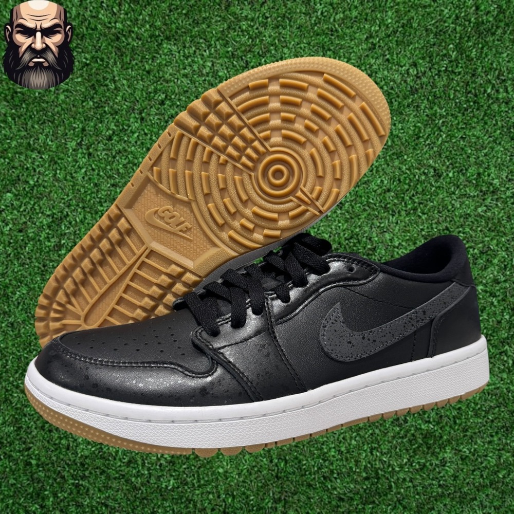 Nike Air Jordan 1 Low G Golf Black Anthracite Gum Brown DD9315-005 Men's Size 7